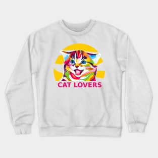 Cat Lovers Crewneck Sweatshirt